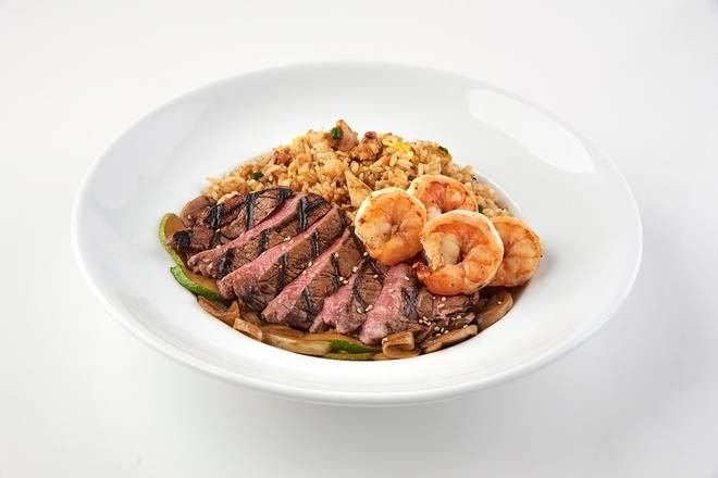Order HIBACHI FILET MIGNON & COLOSSAL SHRIMP food online from RA Sushi store, Leawood on bringmethat.com