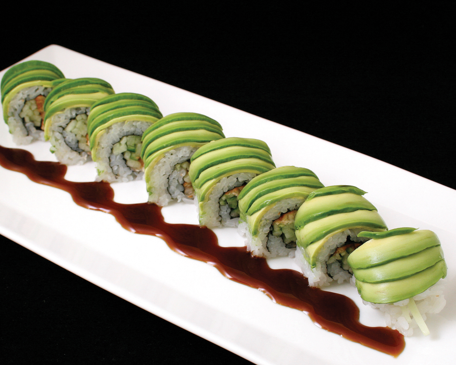 Order Caterpillar Special Roll food online from Sushi Lover store, Belmont on bringmethat.com