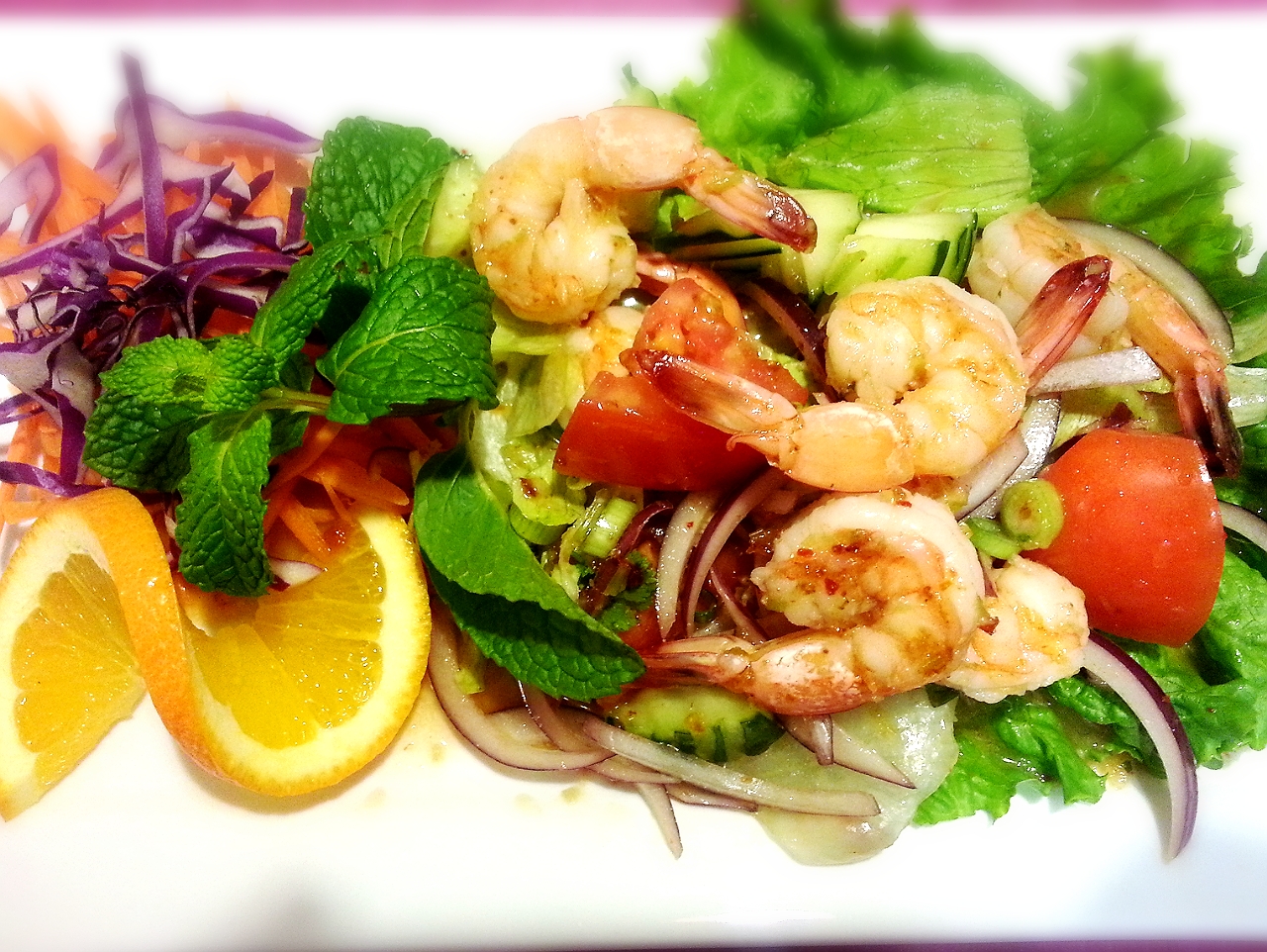 Order Shrimp Salad food online from Thai Chef Cuisine store, Azusa on bringmethat.com