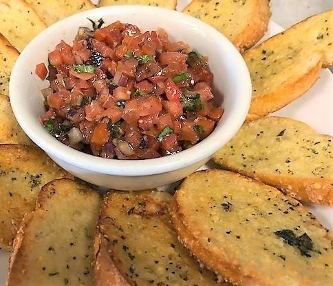 Order Bruschetta Tomato food online from Georgios Pizza Crystal Lake store, Crystal Lake on bringmethat.com