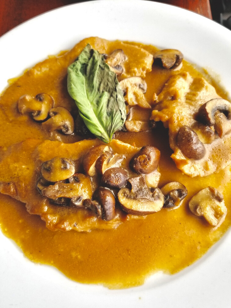 Order Veal Scallopini Marsala food online from Piccolo store, Bellmore on bringmethat.com
