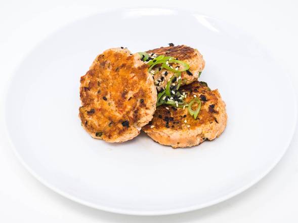 Order Keto Salmon Belly Cakes 4-5 oz food online from Erewhon Market store, Calabasas on bringmethat.com