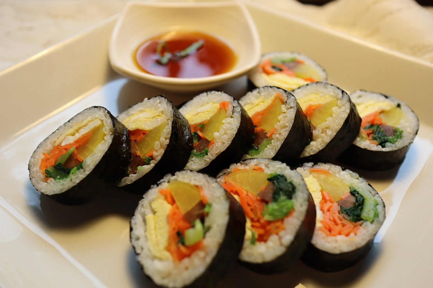 Order House Special Kimbap  food online from Kimchi Pop store, Chicago on bringmethat.com