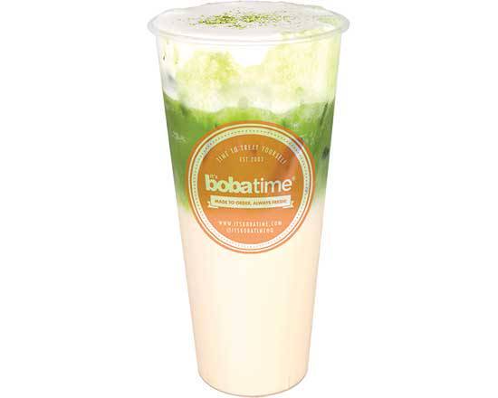 Order Cheese Foam Jasmine Matcha food online from Boba Time store, Lancaster on bringmethat.com
