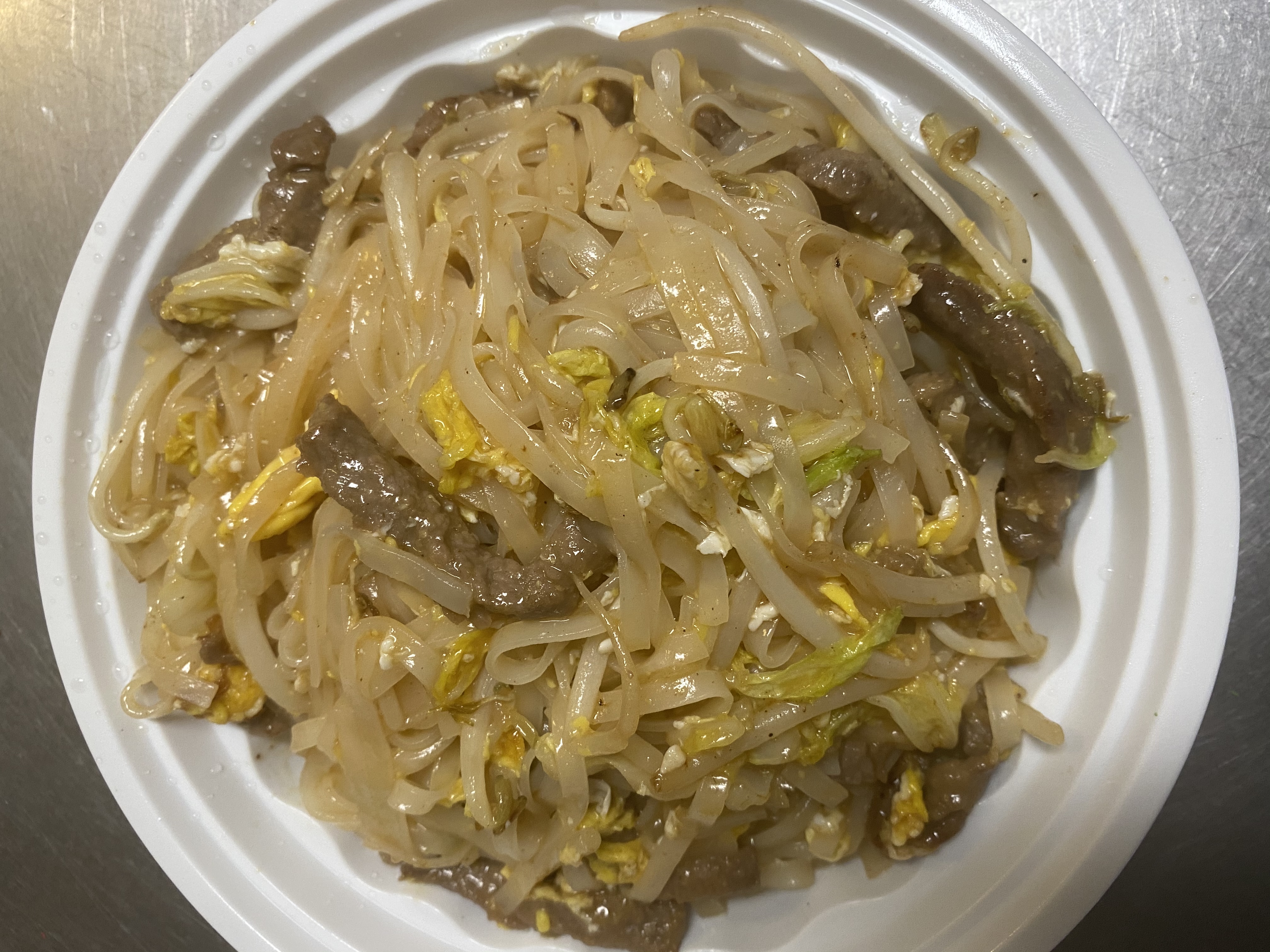 Order 112. Beef Pad Thai food online from New China Inn store, Pittsburgh on bringmethat.com