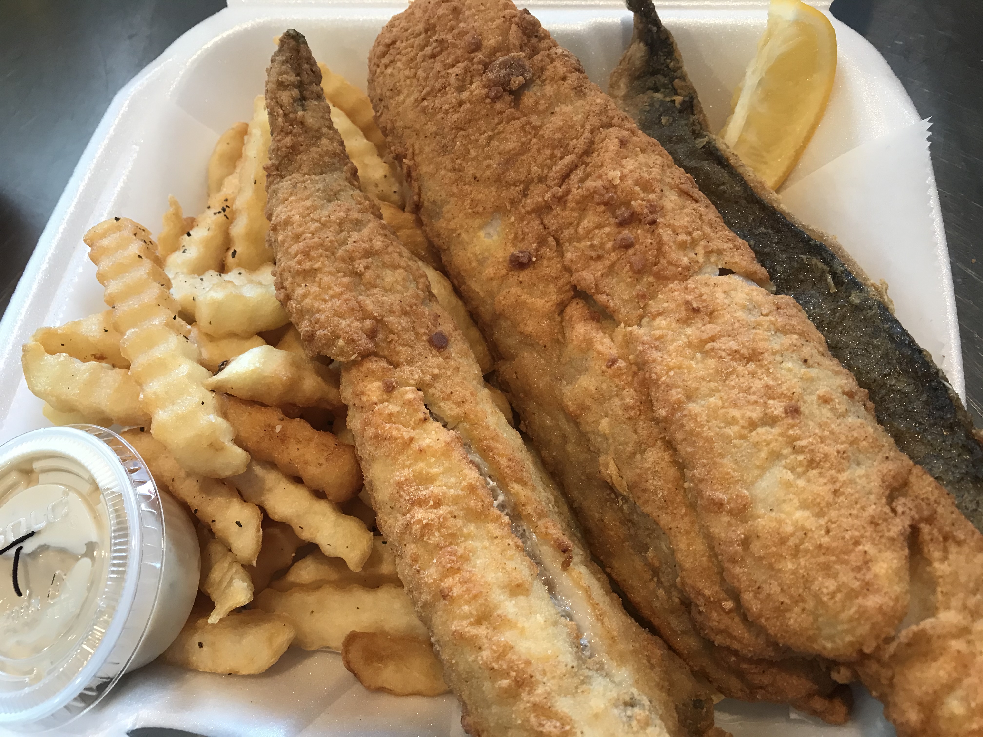 Order Whiting Fish Over Rice  food online from The Cheesesteak House store, Philadelphia on bringmethat.com