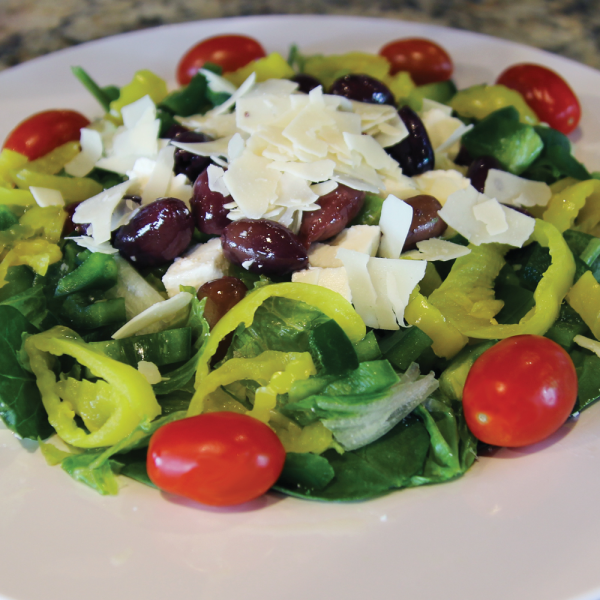 Order Greek Salad food online from Rosati's Pizza store, Madison on bringmethat.com