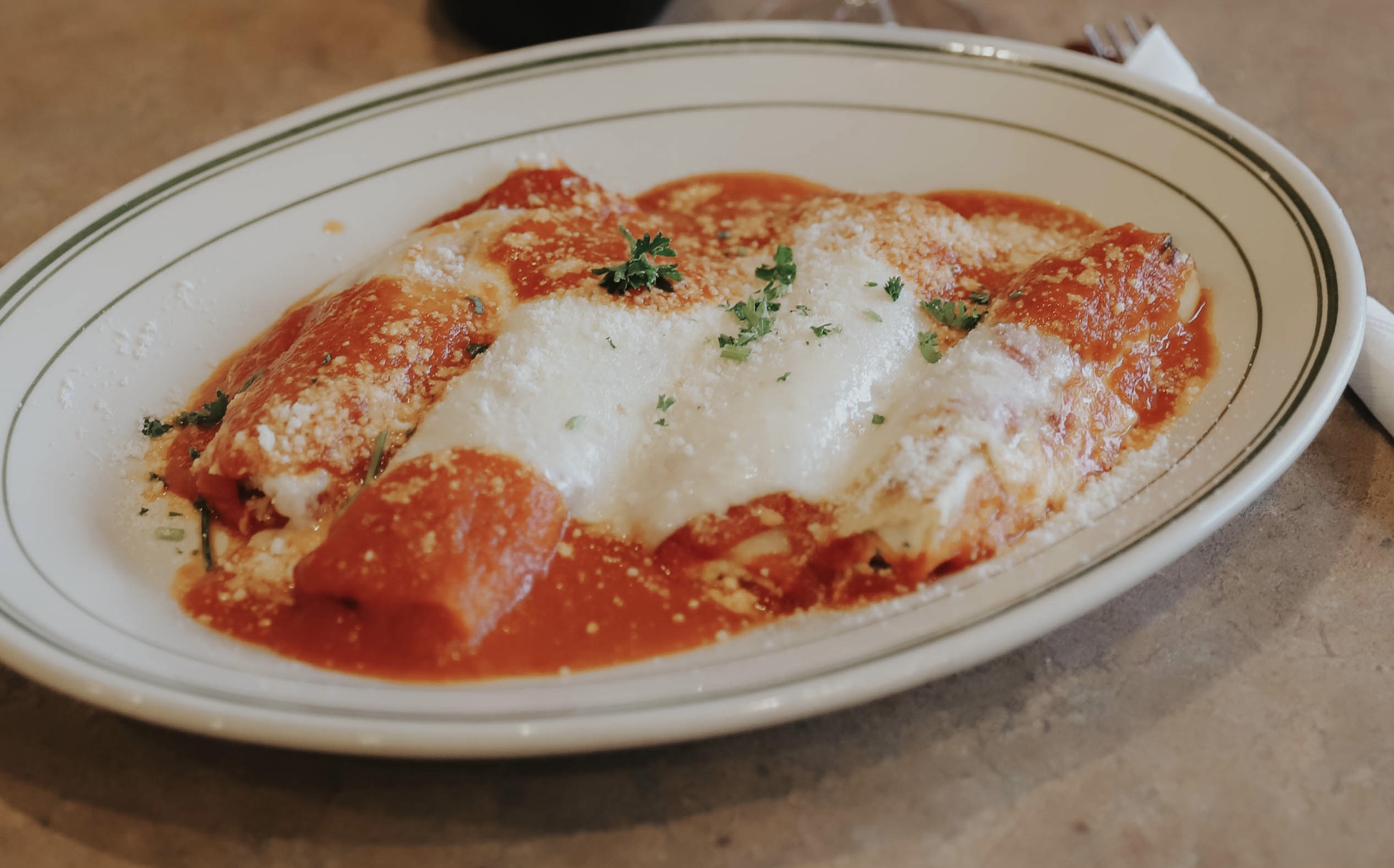 Order Manicotti food online from Pasquale store, New Market on bringmethat.com