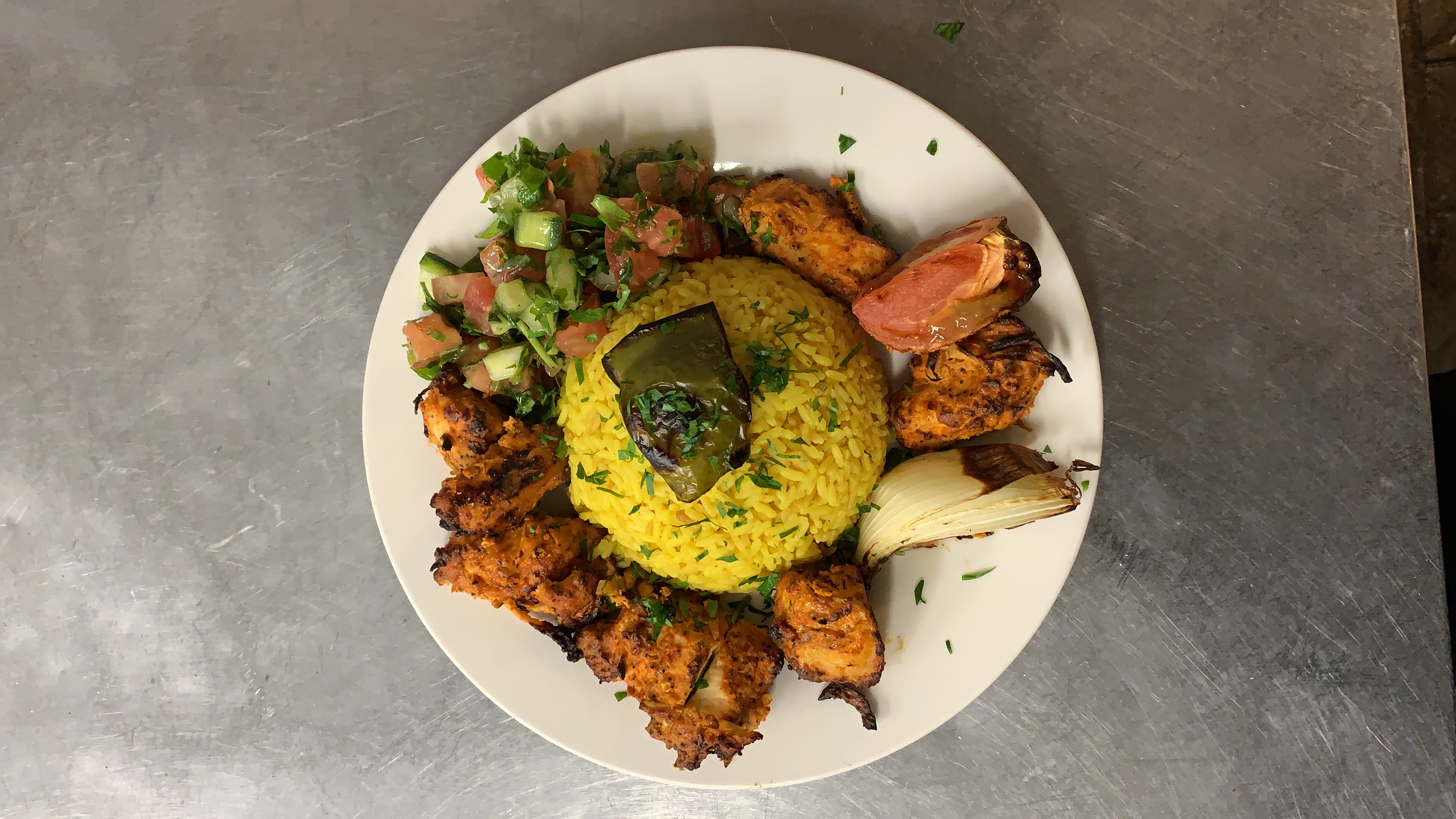 Order Chicken Kabob food online from Andala Coffee House store, Cambridge on bringmethat.com