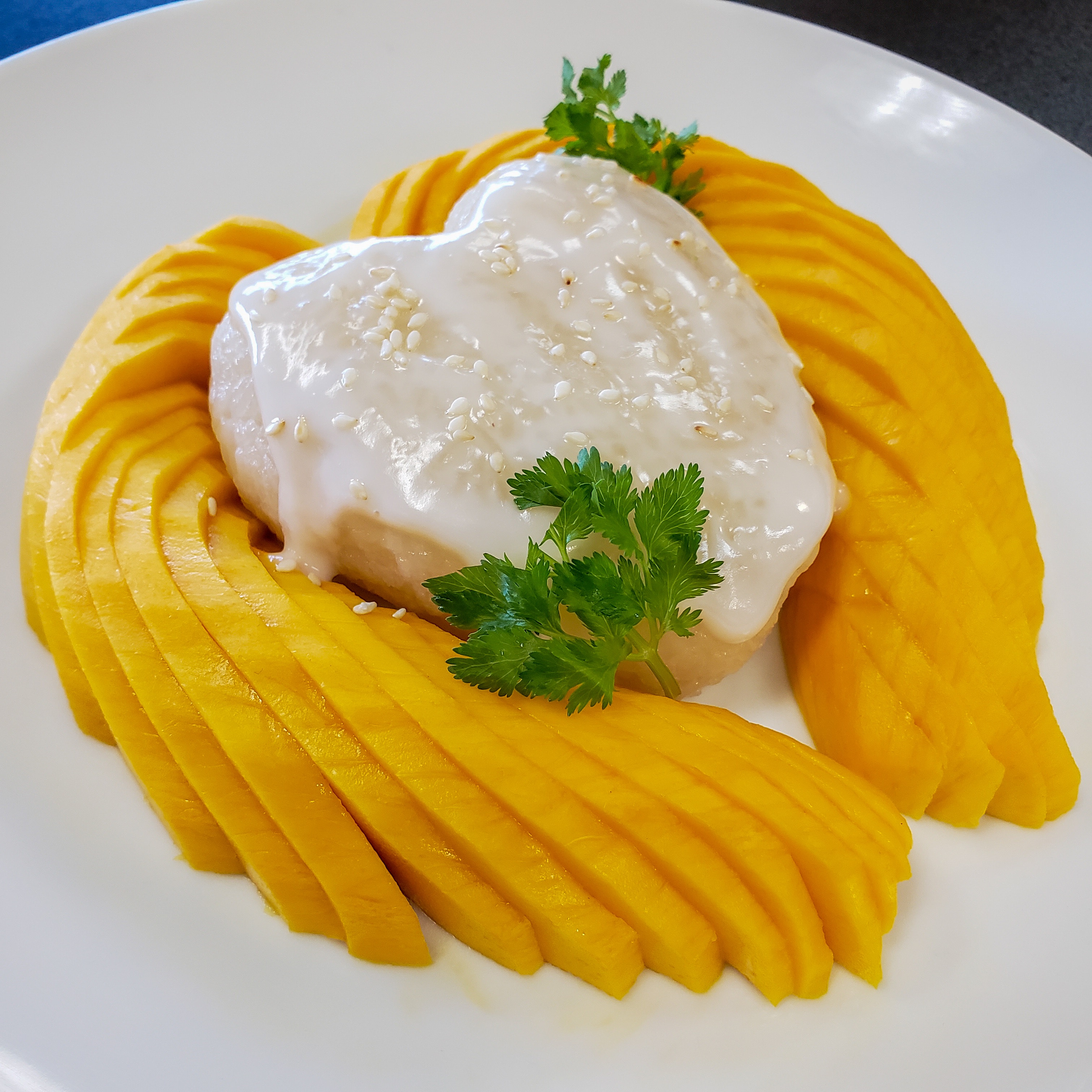 Order mango sticky rice* food online from Ocha Thai Express store, Henderson on bringmethat.com