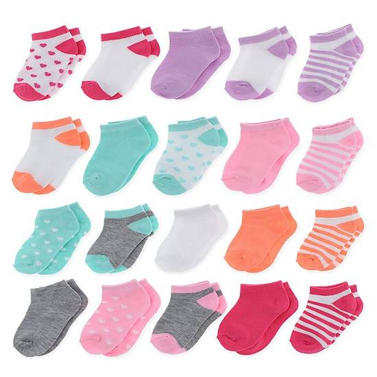 Order Capelli® New York Size 12-24M 20-Pack Assorted Pastel Socks food online from Bed Bath & Beyond store, Lancaster on bringmethat.com