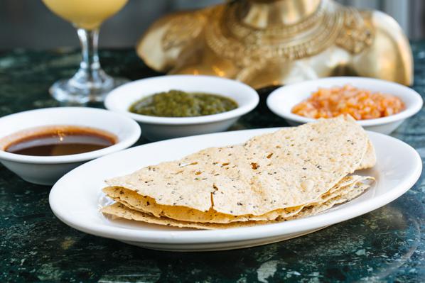Order Papadum food online from New Delhi Indian Restaurant store, Philadelphia on bringmethat.com