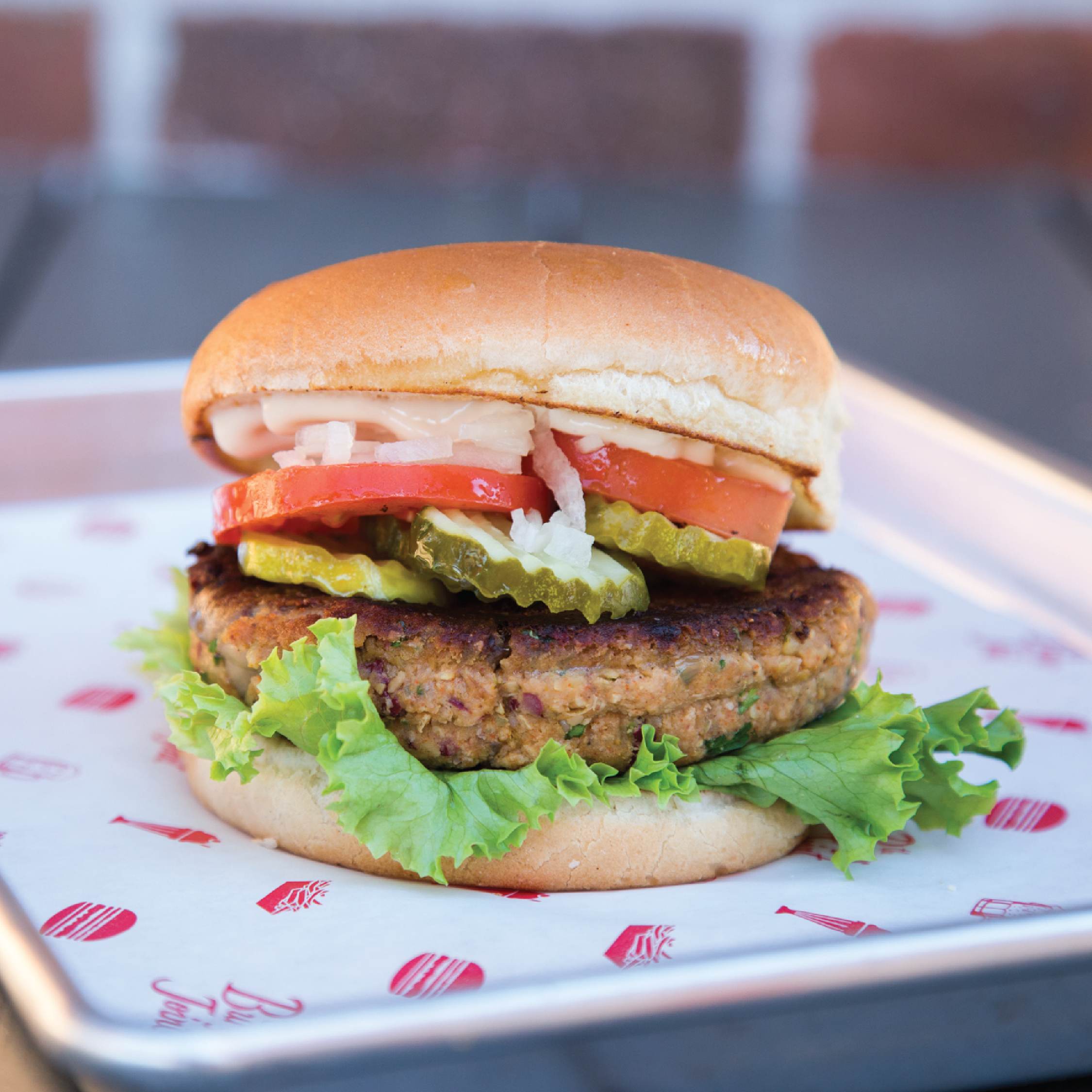 Order Veggie Burger food online from Mrbeast Burger store, Houston on bringmethat.com
