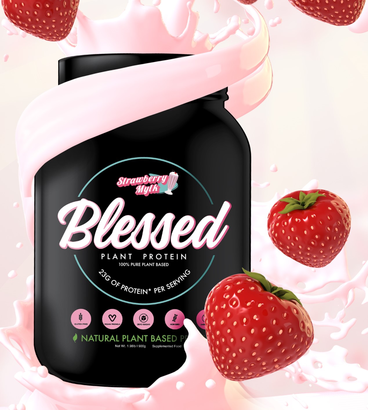 Order Blessed Protein 30 serv food online from Rocks Discount Vitamins & More store, San Antonio on bringmethat.com