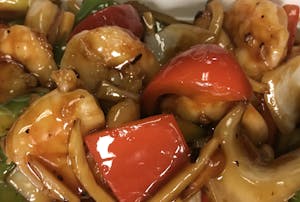 Order D晚Szechuan Shrimp 四川虾D32 food online from Moon Wok store, Lenexa on bringmethat.com