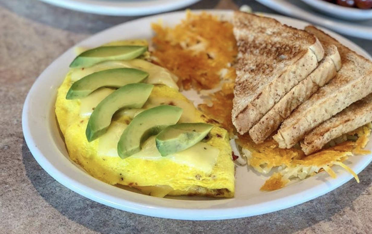 Order Avocado Omelette food online from Ram's Horn store, Southfield on bringmethat.com