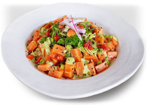 Order PLANT-BASED "AHI" POKE BOWL food online from California Fish Grill store, Lake Forest on bringmethat.com