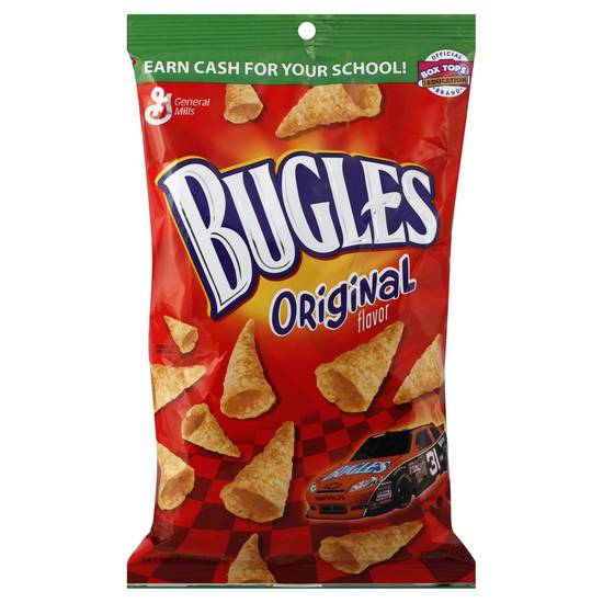 Order Bugles Corn Snacks Original Flavor (7.1 oz) food online from Rite Aid store, Eugene on bringmethat.com