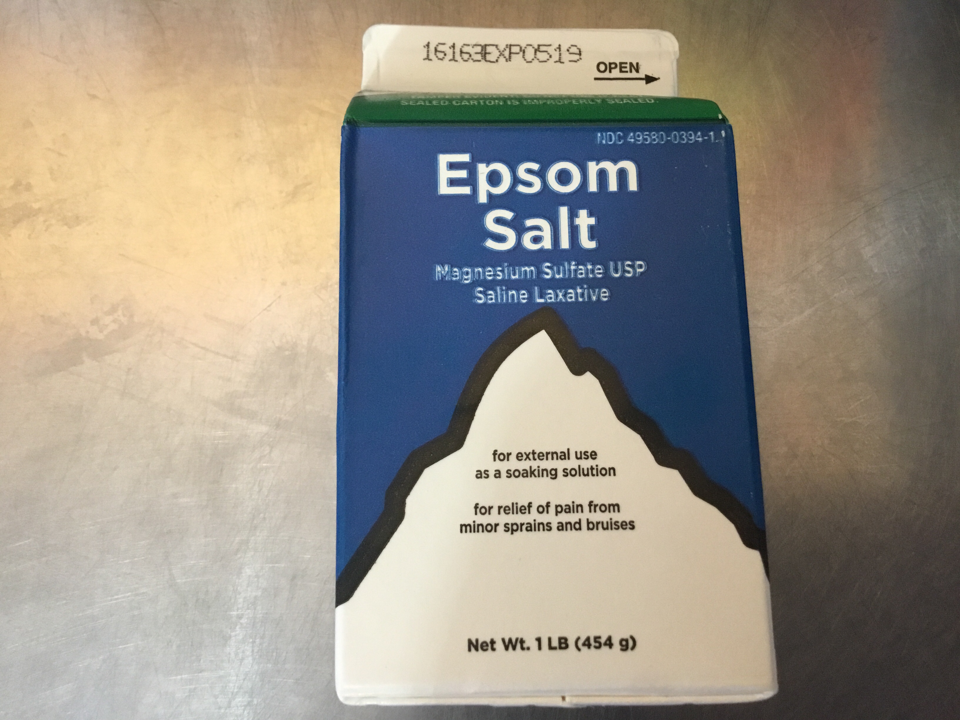 Order Epsom salt 1LB food online from Danny's Deli store, Flushing on bringmethat.com