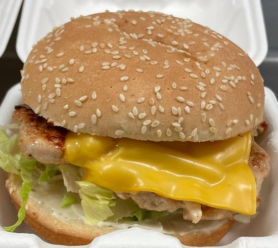 Order Chicken Fire Burger food online from Two Brothers Chicken And Subs Express store, Manassas on bringmethat.com