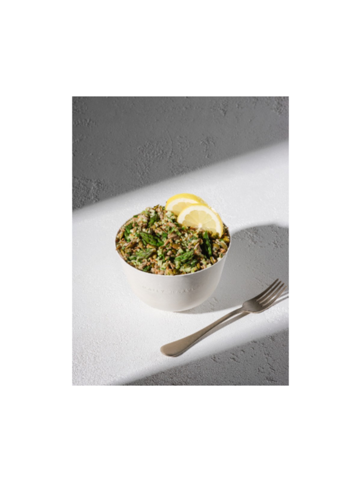 Order Daily Harvest Broccoli Rice + Dill Pilaf Harvest Bowl (12 oz) food online from Neighborhood Scoops store, Marietta on bringmethat.com