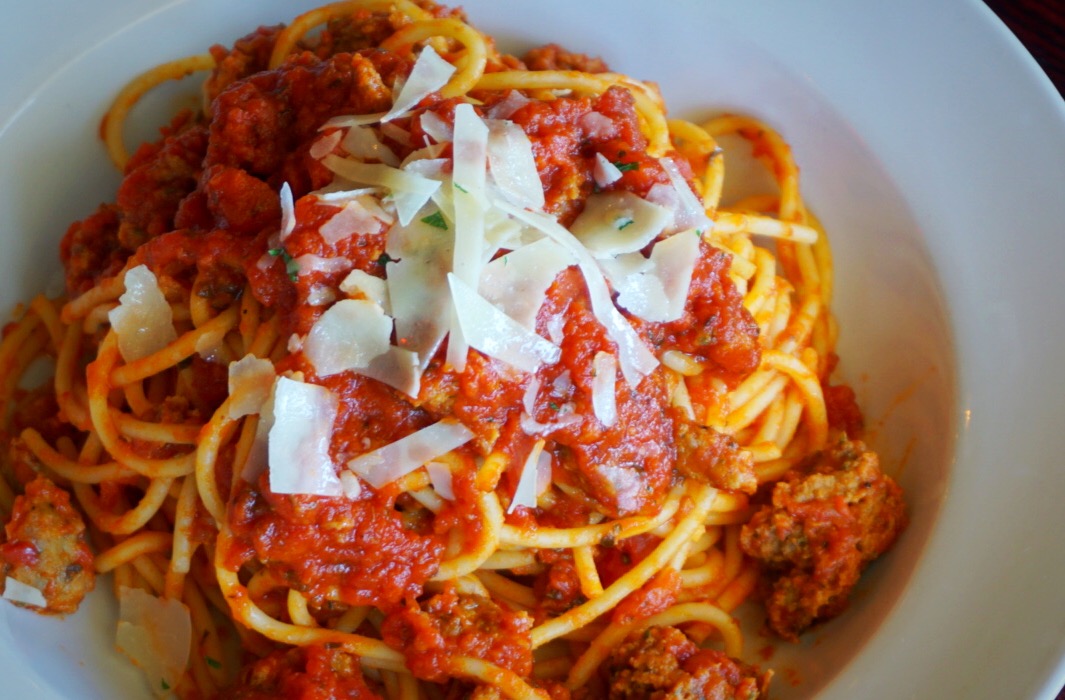 Order Pasta with Meat Sauce food online from Streets Of New York store, Scottsdale on bringmethat.com