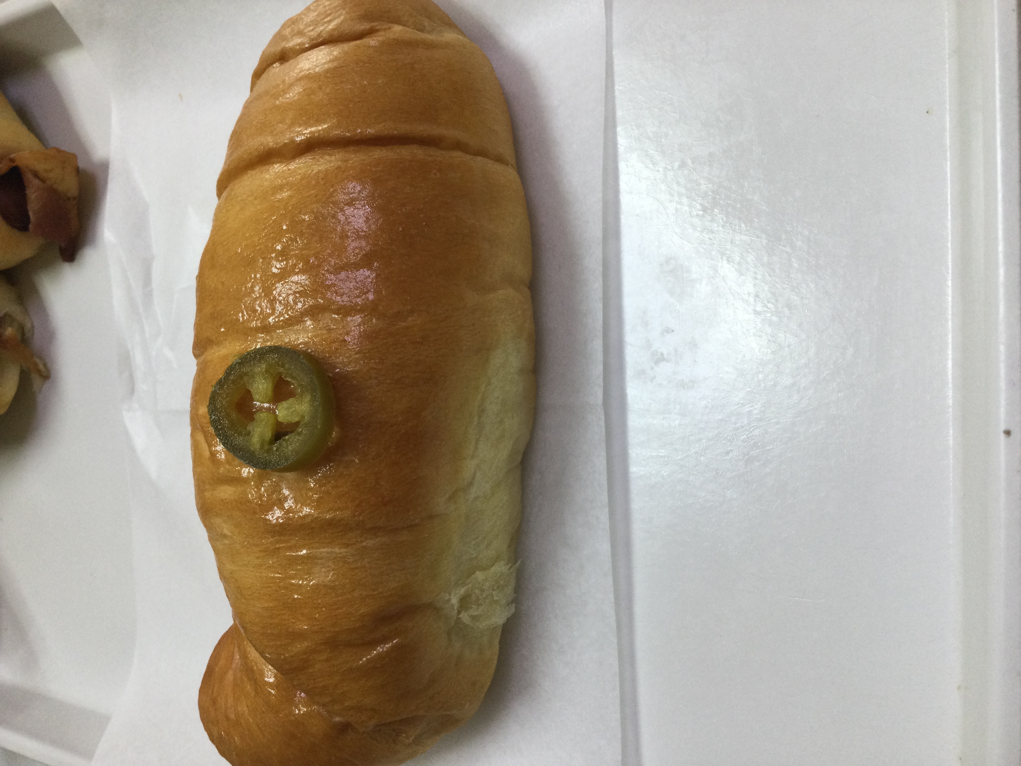 Order Kolaches Large Jalapeno food online from Happy D Donuts store, Houston on bringmethat.com