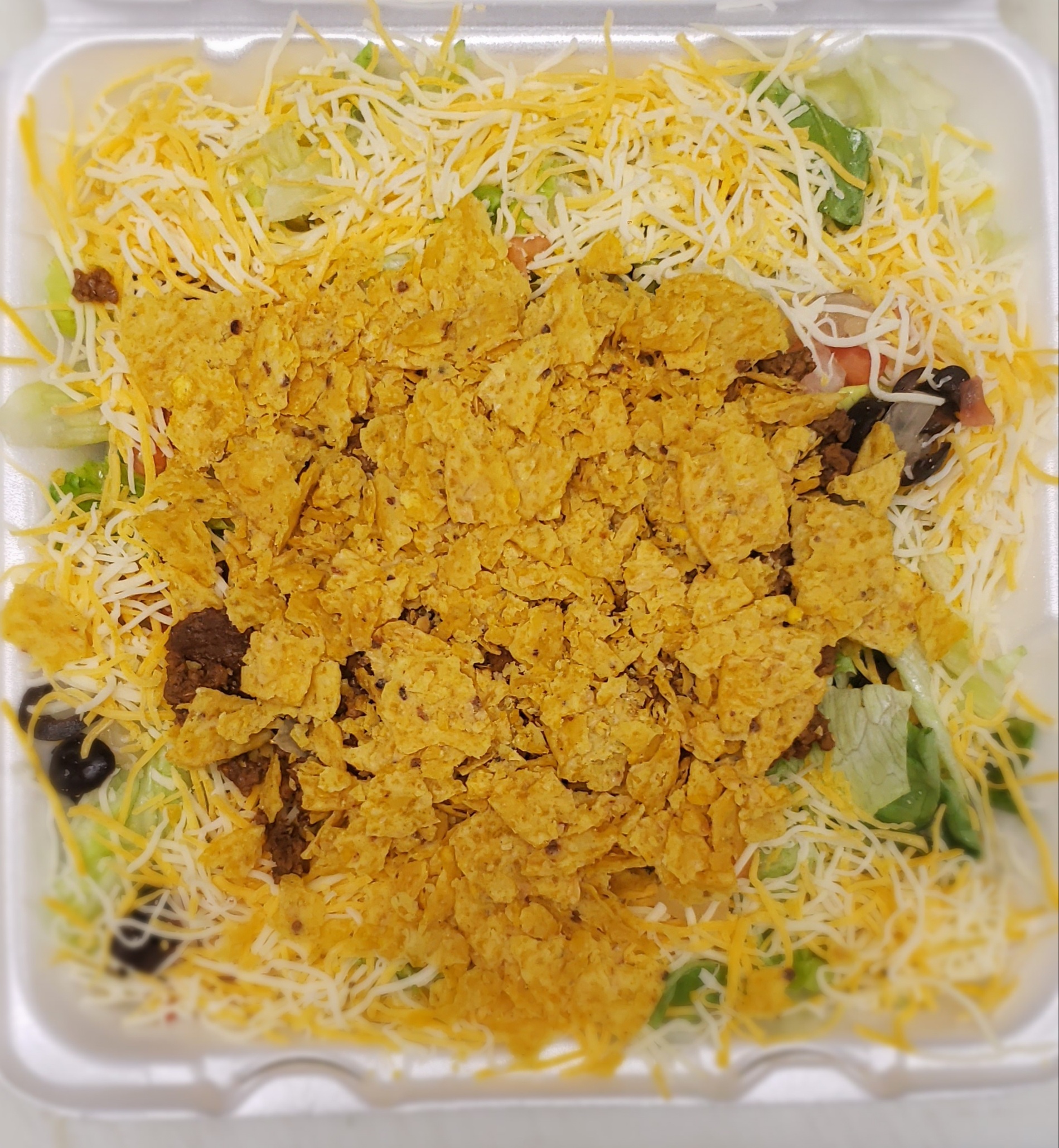 Order Taco Salad food online from Pizza for U store, Channahon on bringmethat.com