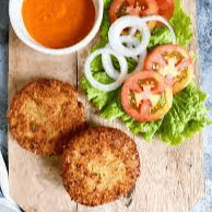 Order 2 Piece Aloo Tikki food online from Amul India store, Dublin on bringmethat.com