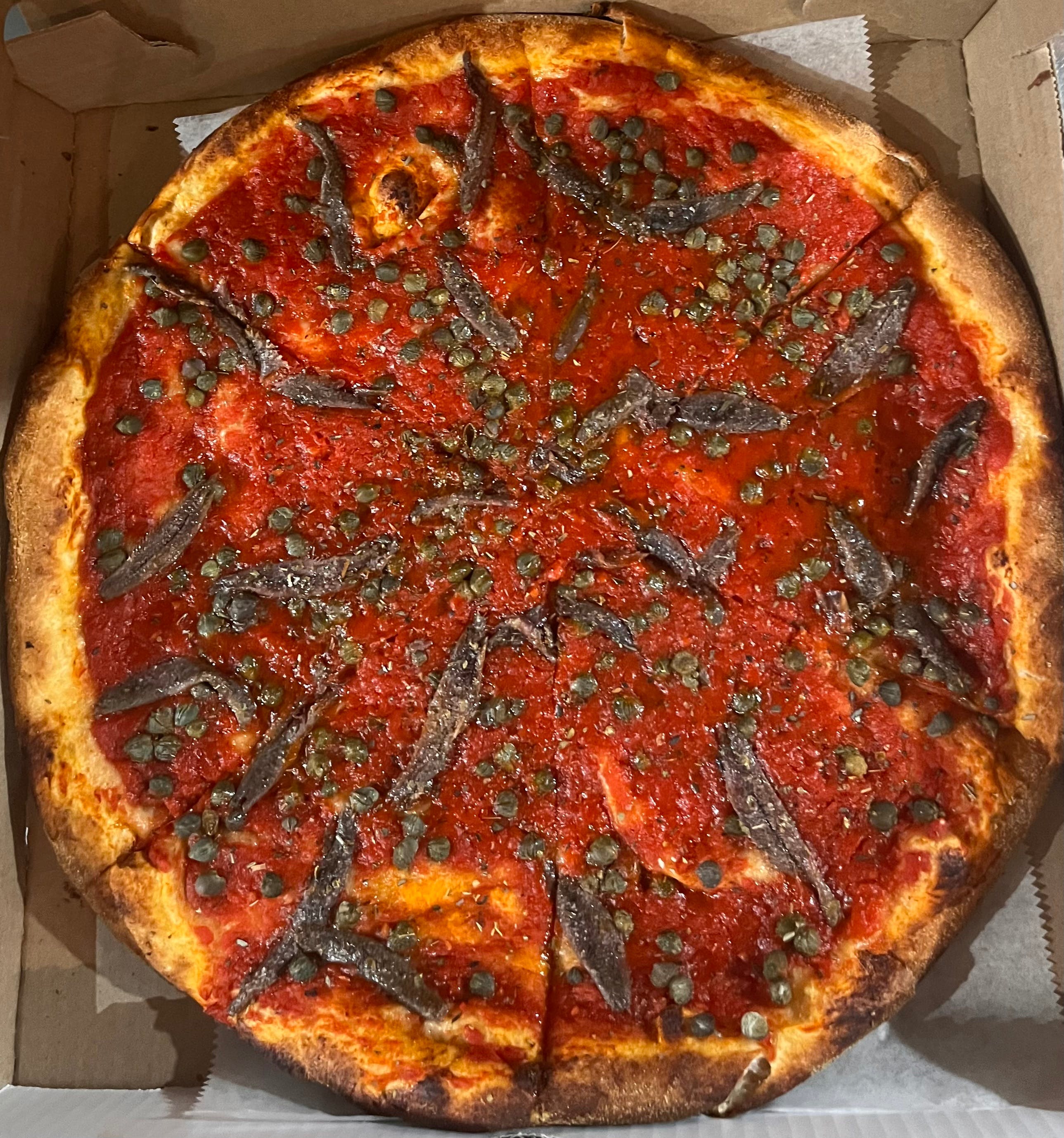 Order Pomodoro Pizza - Small 14" food online from Rustica store, Philadelphia on bringmethat.com