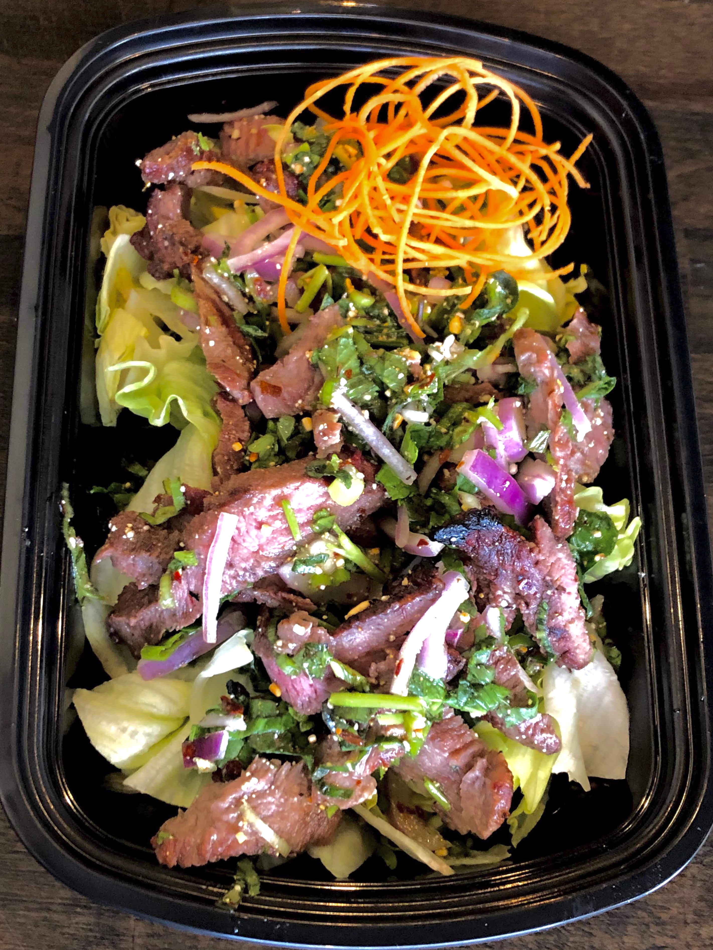 Order Waterfall Beef Salad food online from Lemongrass Thai Eatery store, Dallas on bringmethat.com