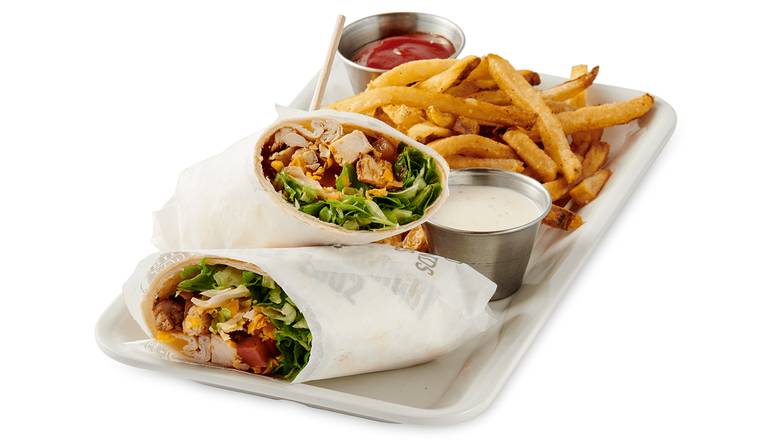 Order Grilled Chicken Wrap food online from BoomerJack's Grill & Bar store, Denton on bringmethat.com
