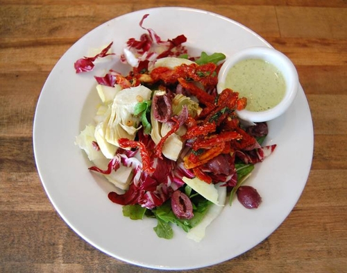 Order Tri-Colore Salad food online from Rosti Tuscan Kitchen store, Santa Monica on bringmethat.com