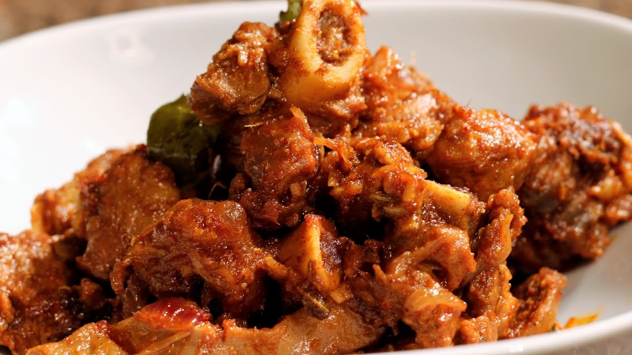 Order Goat Sukka (16 oz.) food online from Chef of India store, Jersey City on bringmethat.com