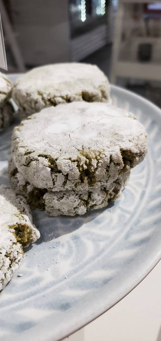 Order Matcha Amaretti (Gluten Free) food online from Fiore Pizzeria + Bakery store, Forest Park on bringmethat.com