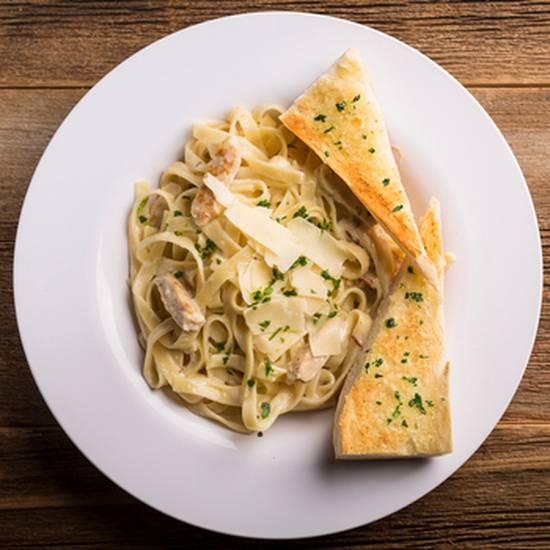 Order Fettuccine Alfredo with Grilled Chicken food online from Rosatis Pizza store, Avondale on bringmethat.com