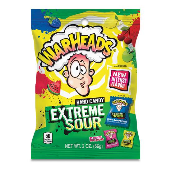Order WarHeads Hard Candy Extreme Sour Assorted Flavors (2 oz) food online from Rite Aid store, Eugene on bringmethat.com