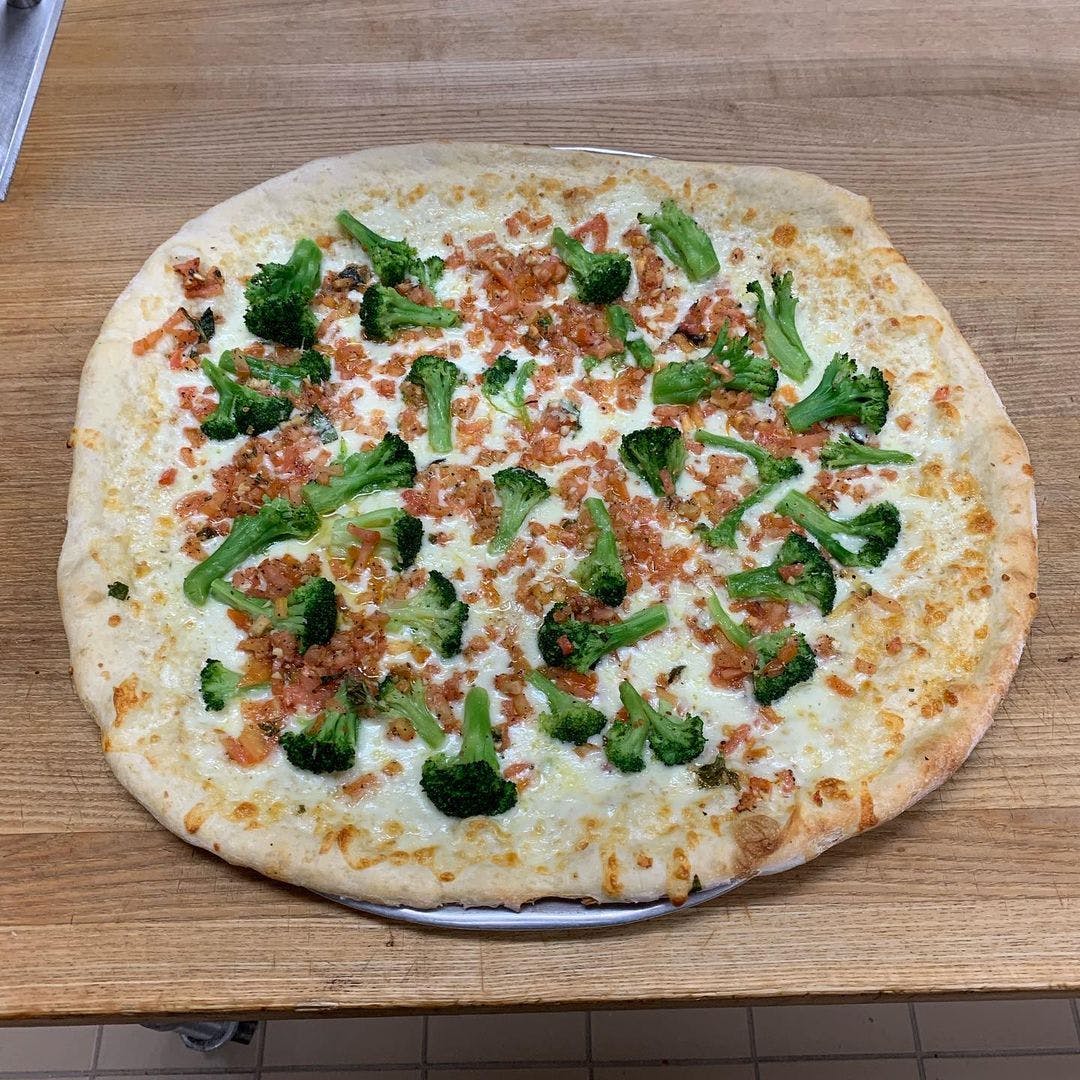 Order Bruschetta Pizza - Personal 12'' food online from Pizza Como & PC Pub store, Pennsburg on bringmethat.com