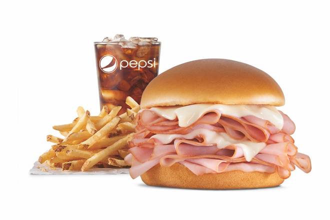 Order Big Hot Ham 'N' Cheese™ Combo food online from Hardee's store, Delmar on bringmethat.com