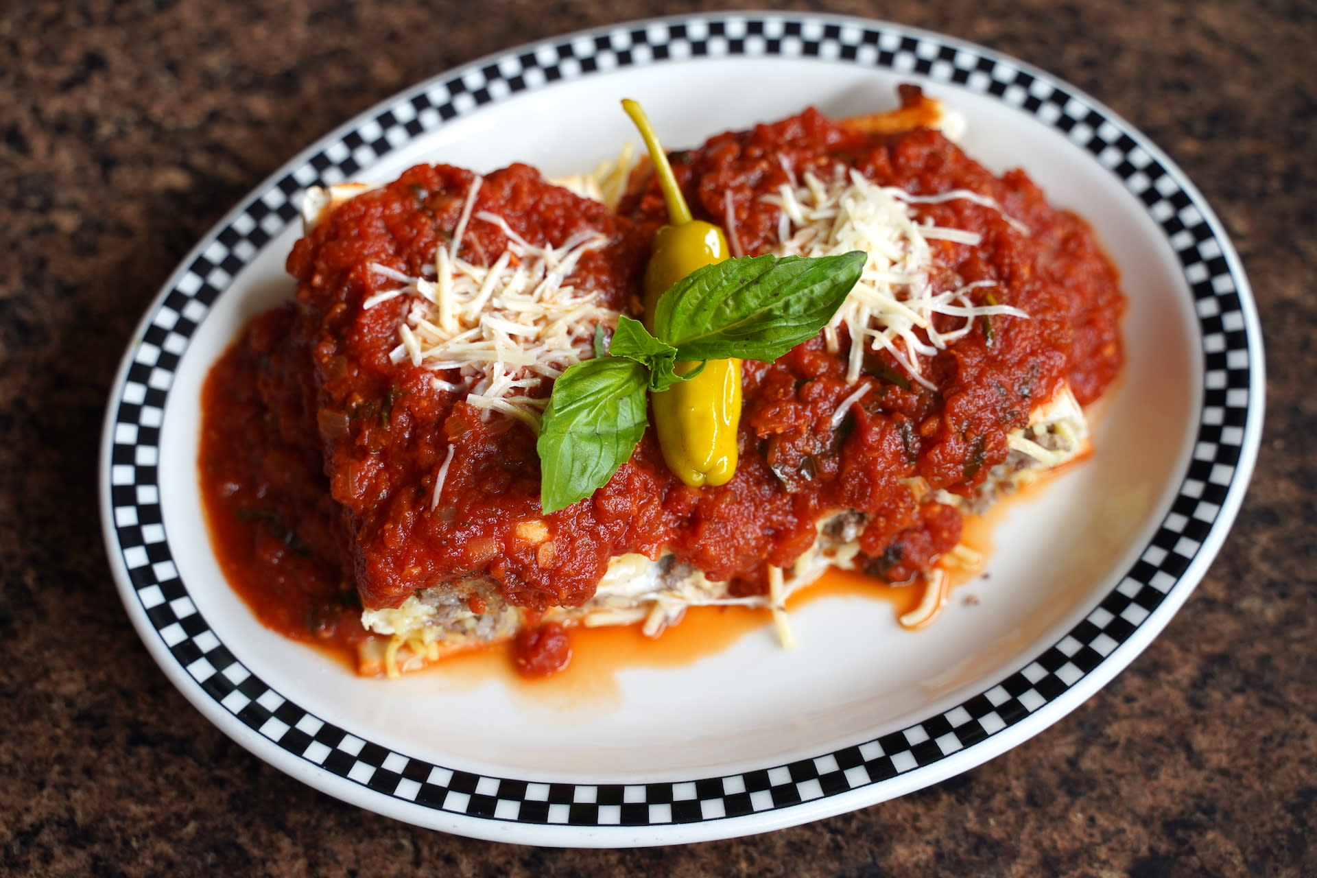 Order Spaghetti Pie food online from Panino's Downtown store, Colorado Springs on bringmethat.com