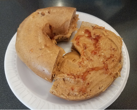 Order Bagel with Peanut Butter food online from Citi Deli store, New York on bringmethat.com