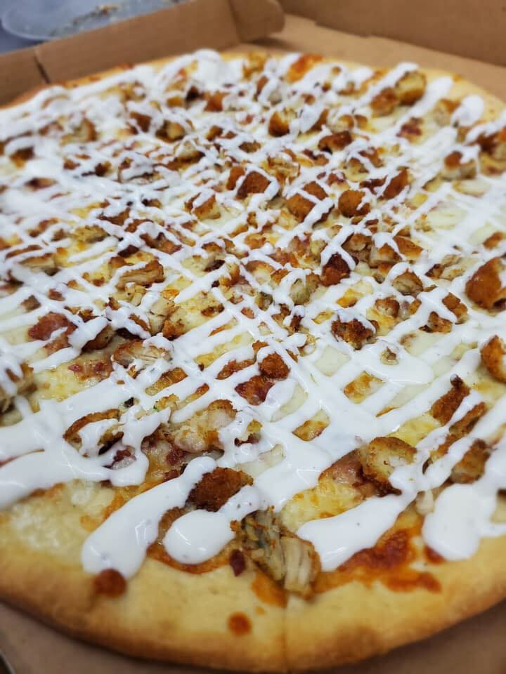 Order Chicken, Bacon, Ranch Specialty Pizza food online from Rubens Pizza store, Ewing Township on bringmethat.com