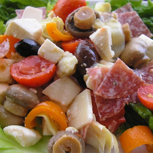 Order Antipasto Salad food online from Little Slice of NY store, Camden on bringmethat.com