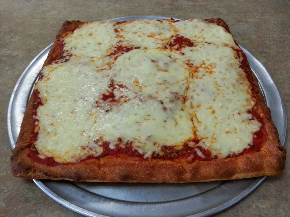 Order Sicilian Pizza - 12 Slices food online from Palumbo Pizza and Subs store, Allentown on bringmethat.com