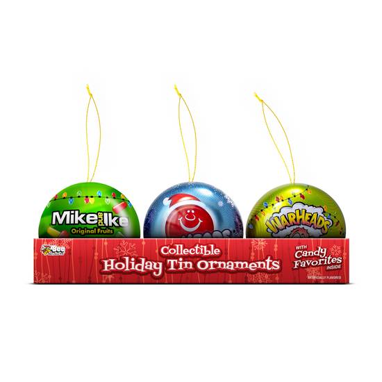 Order Bee Assorted Holiday Tin Ornaments with Candy Favorites - 0.35 oz food online from Rite Aid store, LEHIGHTON on bringmethat.com