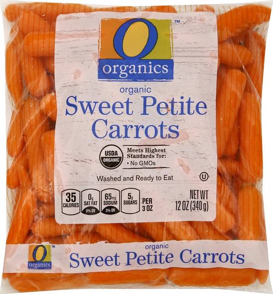 Order O Organics · Sweet Petite Carrots (12 oz) food online from Safeway store, Grass Valley on bringmethat.com