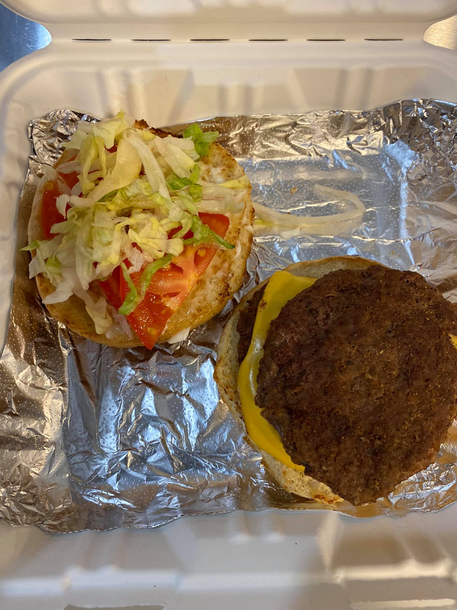 Order Cheeseburger food online from Miss Yvonne's store, Edgewater on bringmethat.com