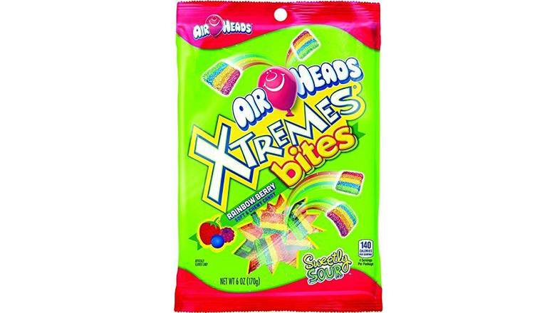 Order Airheads Xtreme Bites Rainbow Berry 6 Oz food online from Valero Food Mart store, Murrayville on bringmethat.com