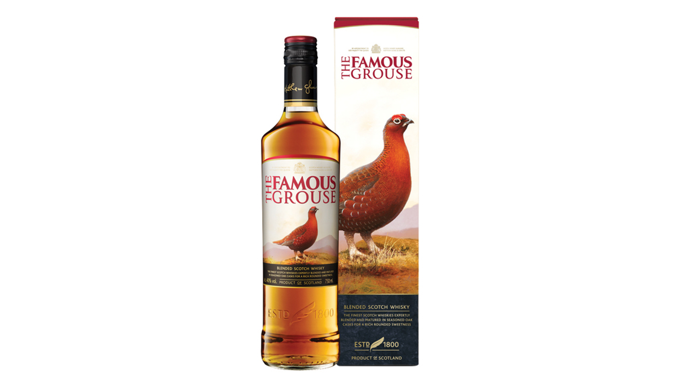 Order The Famous Grouse Blended Scotch Whisky 750mL food online from Liquor Palace store, Burbank on bringmethat.com