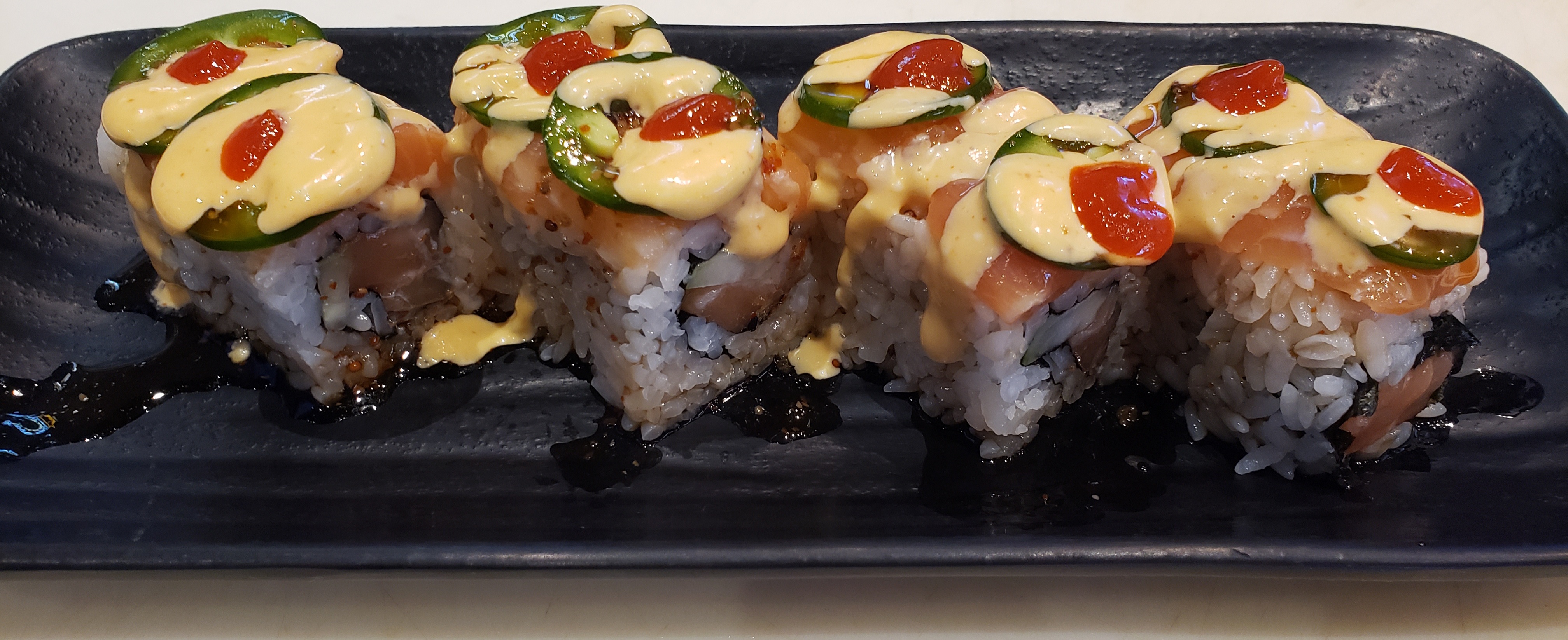 Order Salmon Killer Special Roll food online from Sushi Mon store, Las Vegas on bringmethat.com
